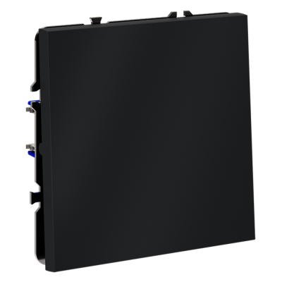 Фото Выключатель с самовозвратом одноклавишный Voltum S70, графит, VLS010607