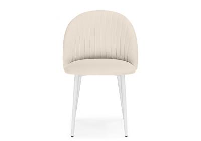 Фото Стул на металлокаркасе Woodville Дарлин светло-бежевый / белый