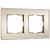 Рамка из стекла на 2 поста Werkel Senso W0023111 шампань soft-touch