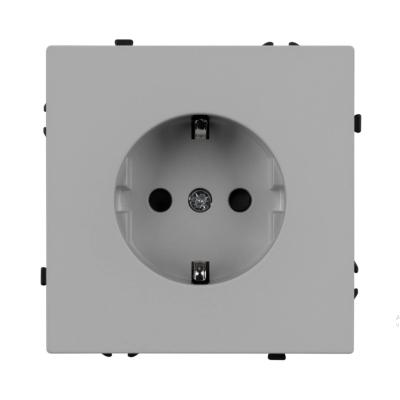 Фото Розетка с заземлением Arlight Nobe 059453 никель