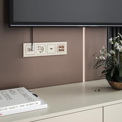 Фото Рамка из поликарбоната на 4 поста Werkel Stark W0041803 слоновая кость