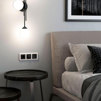 Фото Рамка из поликарбоната на 3 поста Werkel Stream W0032113 перламутровый