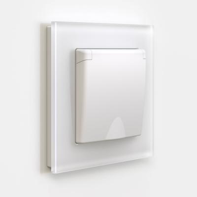 Фото Розетка c крышкой IP44 Werkel W1171261 белый матовый