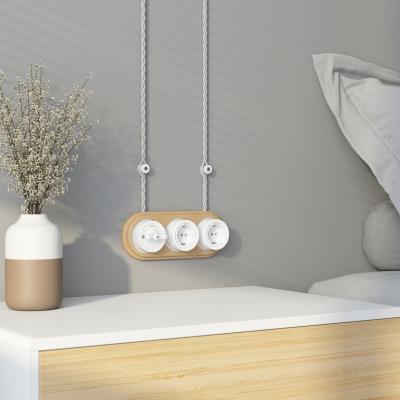 Фото Рамка на 3 поста Werkel W0035224 светлый бук