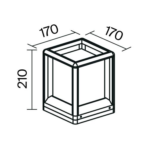 Фото Ландшафтный светильник Maytoni Trim O455FL-01GF1