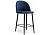 Барный стул Woodville Амизуре темно-синий / черный матовый