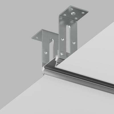 Фото Закладной профиль под шинопровод для натяжного потолка Denkirs Solid Light TR3050-AL