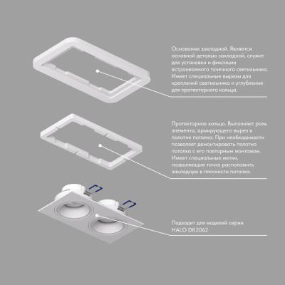 Фото Закладная панель для точечного светильника Denkirs DK2062-SCB