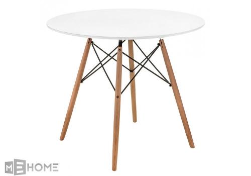 Фото Стол Woodville Table 90 white / wood