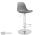 Фото Барный стул Woodville Soft gray / chrome