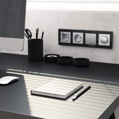 Фото Рамка из акрила на 4 поста Werkel Acrylic W0042708 черный