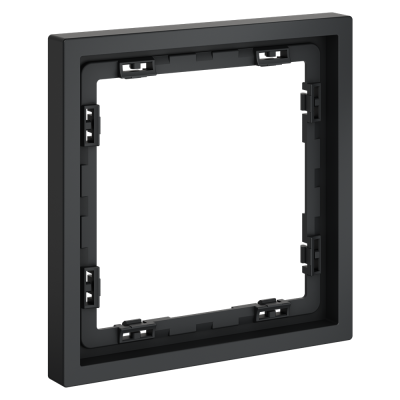 Фото Рамка пластиковая на 1 пост Voltum S70, графит, VLS100107