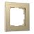 Рамка из металла на 1 пост Werkel Аluminium W0011711 шампань алюминий