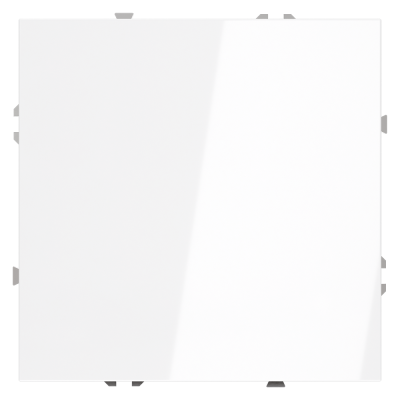 Фото Заглушка с суппортом Voltum S70, белый глянцевый, VLS080101