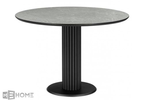 Фото Керамический стол Notta Кэмерон 110 dolmen cris sahara / черный