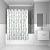 Штора для ванной комнаты IDDIS Elegant elegant silver SCID132P