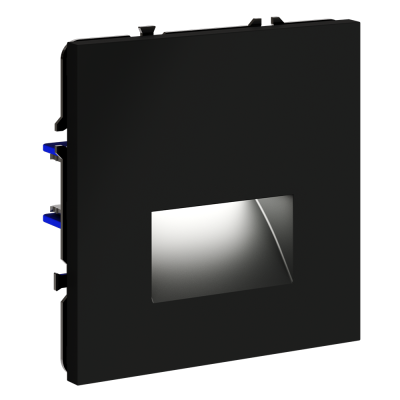 Фото Подсветка светодиодная встраиваемая Voltum S70, черный матовый, VLS070608