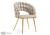 Фото Стул Woodville Ball beige / gold