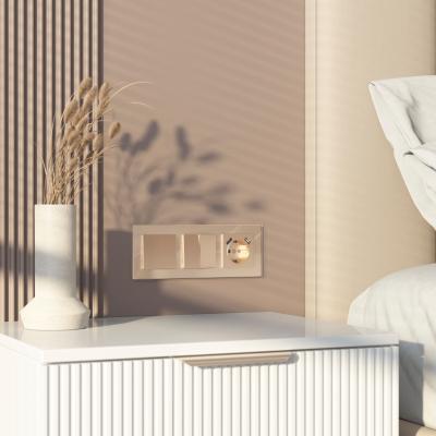 Фото Рамка из стекла на 3 поста Werkel Favorit W0031111 шампань