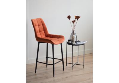 Фото Полубарный стул Notta Челси терракотовый / черный
