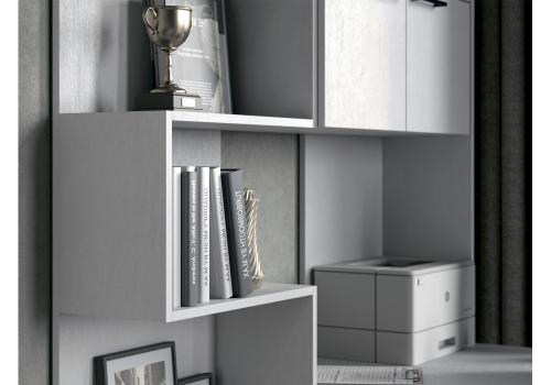 Фото Компьютерный стол Woodville Эльброни правый белый