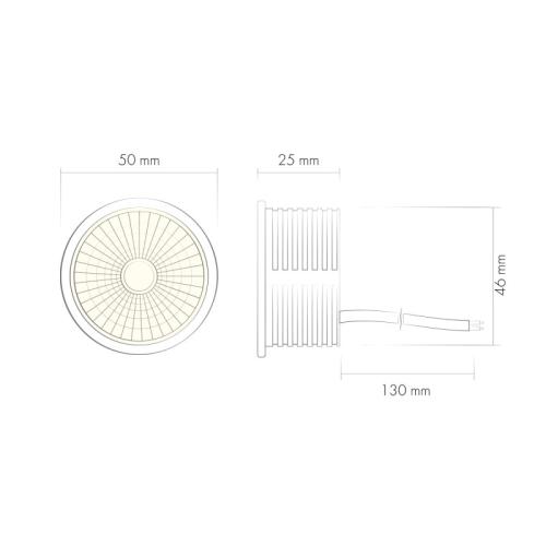 Фото Светодиодный модуль Denkirs Slim Led DK4000-8W dim