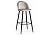 Барный стул Woodville Dodo 1 light grey with edging / black