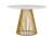 Фото Керамический стол Notta Нэнси 110 patagonoa bianco repose / золото