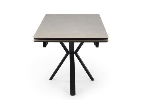 Фото Керамический стол Notta Старлайт 140(200) carmen light grey / черный