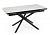 Керамический стол Notta Мэриан 140(200) snow alpin white / черный