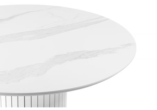 Фото Керамический стол Notta Гравент 110 patagonoa bianco repose / белый