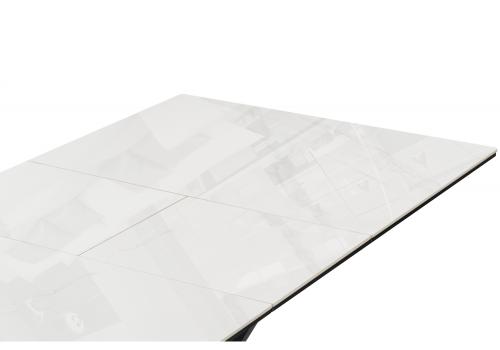 Фото Керамический стол Woodville Гардинг 100(130) серый / черный