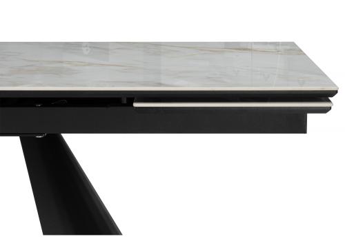 Фото Керамический стол Woodville Шелтон 180(260) carla larkin / черный