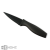 Фото Нож кулинарный с неприлипающим покрытием Dosh Home LACERTA 9cm