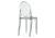 Фото Пластиковый стул Woodville Victoria clear gray