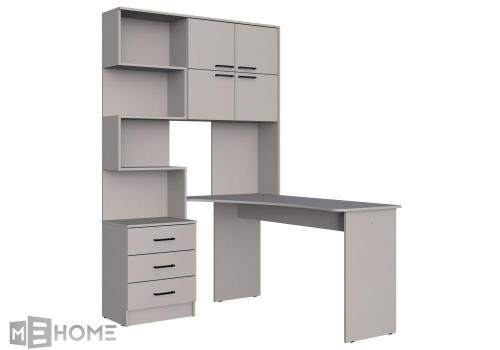 Фото Компьютерный стол Woodville Эльброни правый кашемир