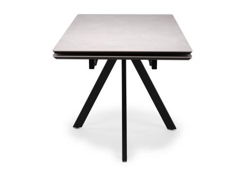 Фото Керамический стол Notta Вилли 140(200) carmen light grey / черный