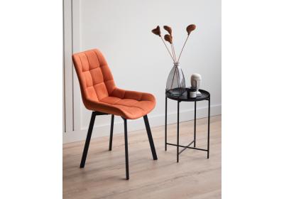 Фото Стул на металлокаркасе Notta Челси П терракотовый / черный