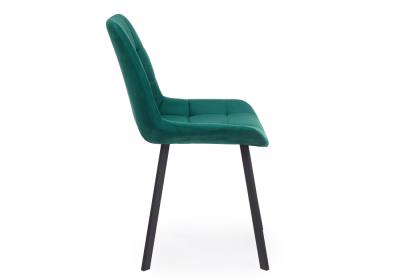 Фото Стул на металлокаркасе Notta Челси П зеленый / черный