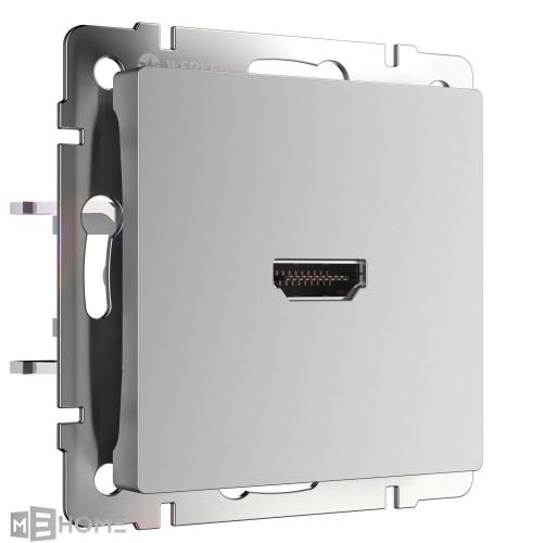 Фото Розетка HDMI Werkel WL06-60-11 серебряный
