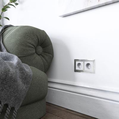 Фото Рамка из стекла на 2 поста Werkel Diamant W0021220 зеркальный