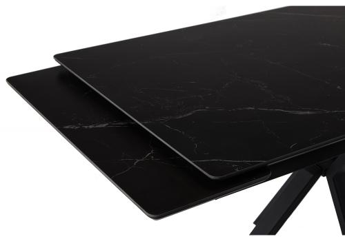 Фото Керамический стол Notta Старлайт 140(200) shakespeare black / черный