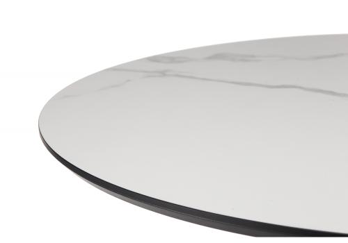 Фото Керамический стол Notta Нэнси 110 patagonoa bianco repose / черный
