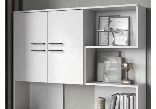 Фото Компьютерный стол Woodville Эльброни левый белый